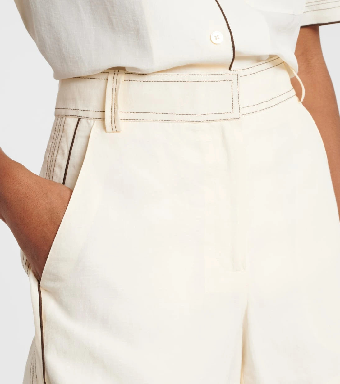 Tory Burch - High-rise shorts