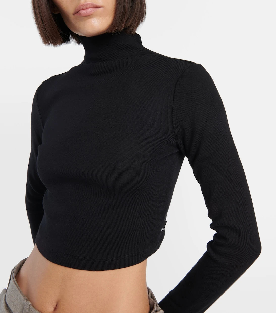 AG Jeans - x EmRata Kathryn turtleneck cropped top