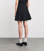Polo Ralph Lauren Black Cotton-Blend Knitted Mini Skirt