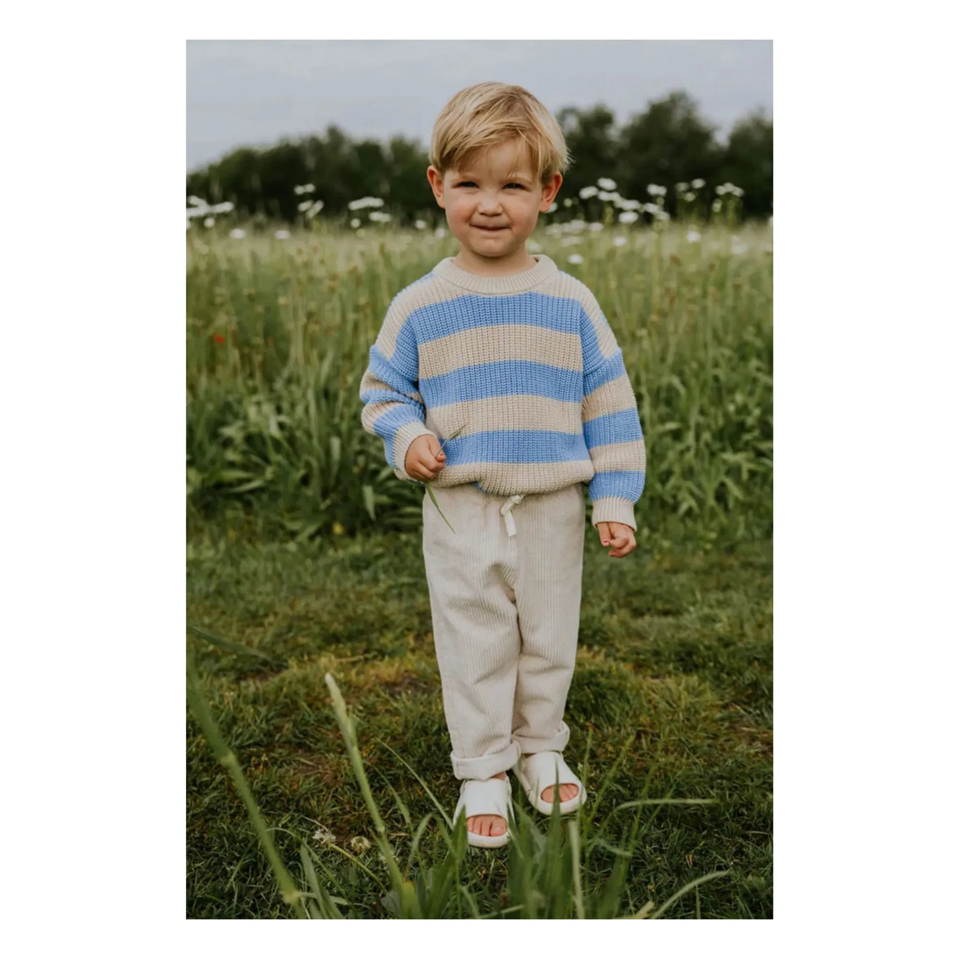 Yuki - Organic corduroy pants | Ivory