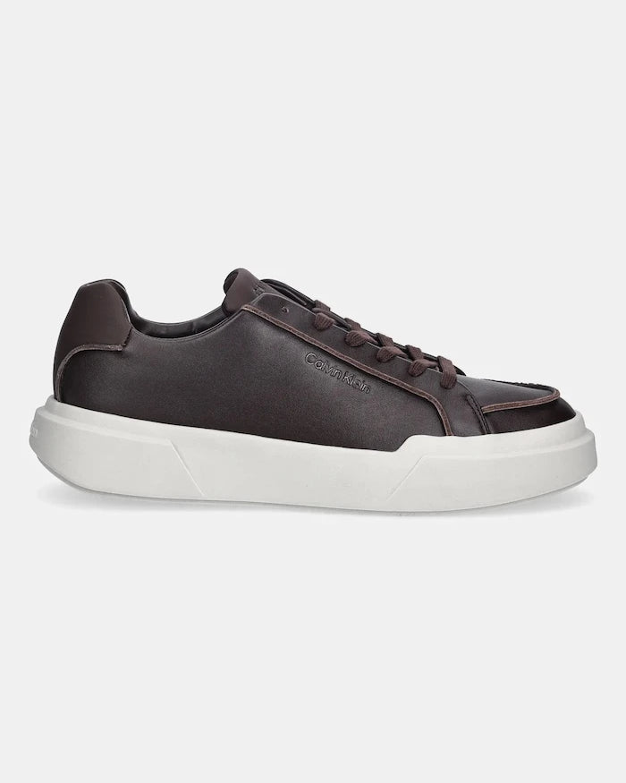 Calvin Klein CHUNKY CUPSOLE LACE UP LTH PINCH Deri Spor Ayakkabı