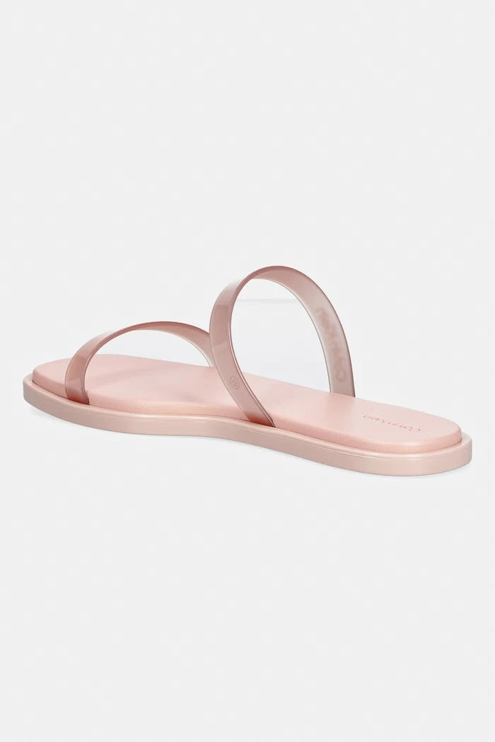 Calvin Klein kadın JELLY SNDL DOUB BAR SHINY ST TPU çehli