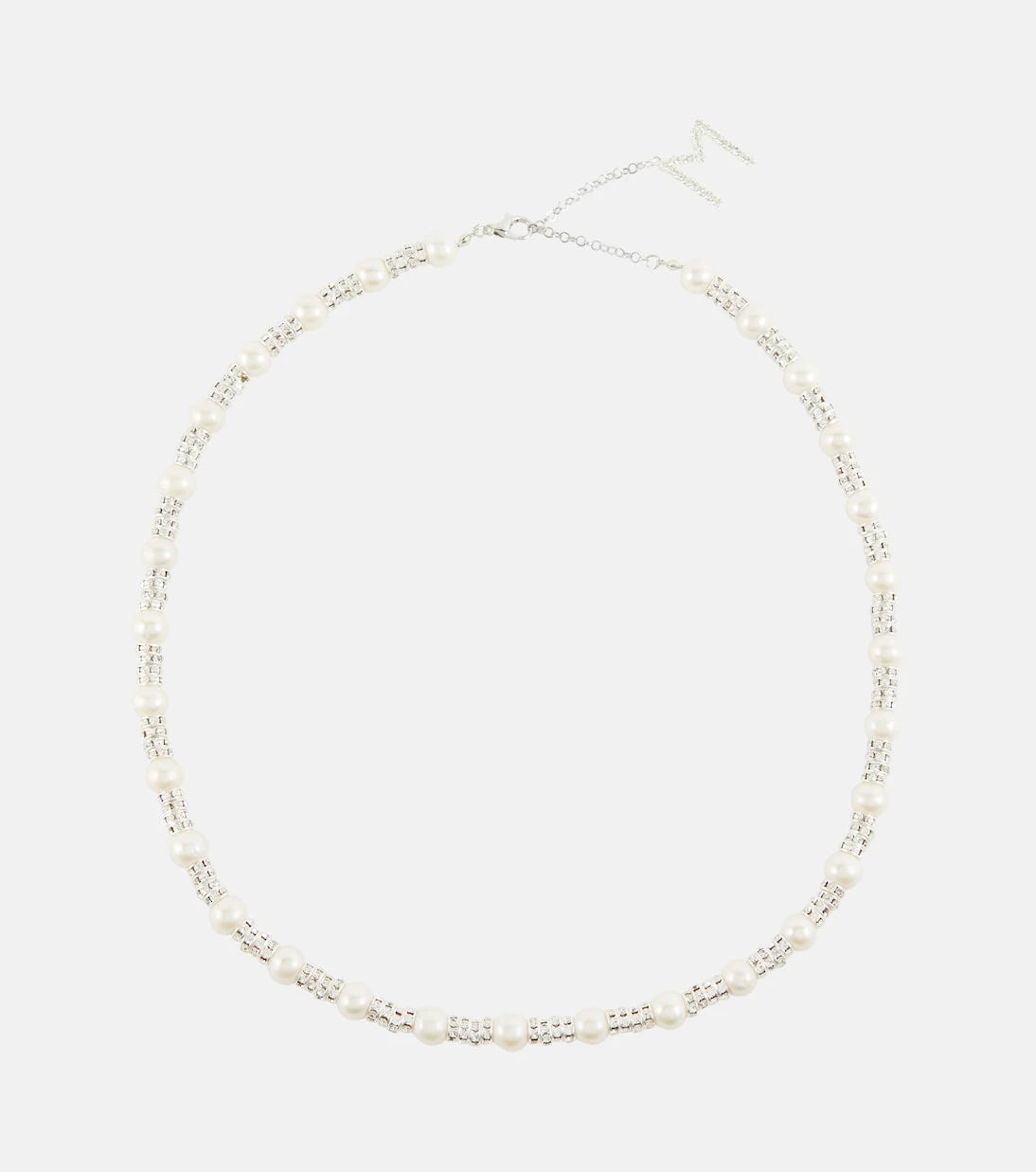 Magda Butrym - Embellished necklace with rose quartz