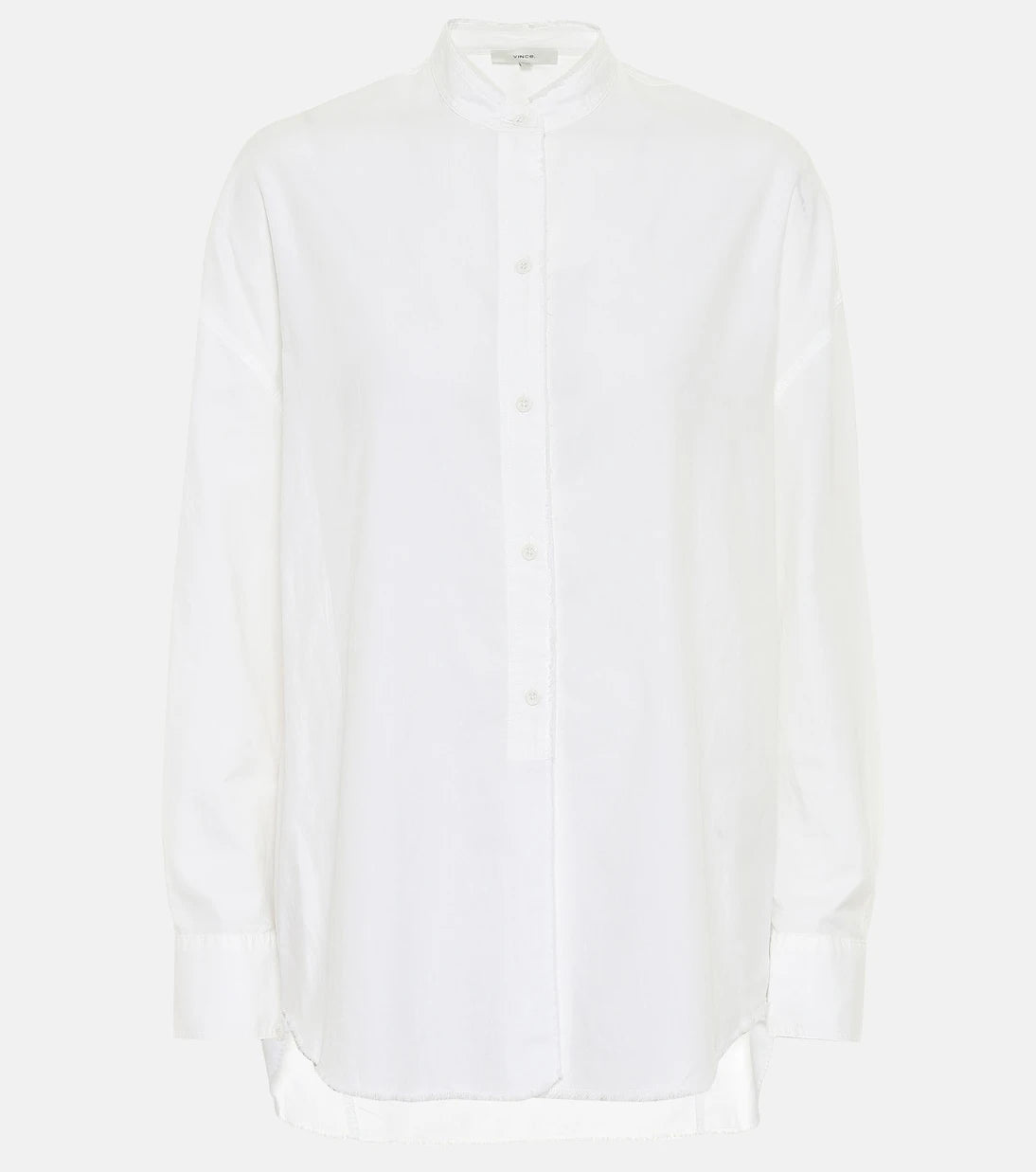 Vince - Cotton-blend poplin shirt