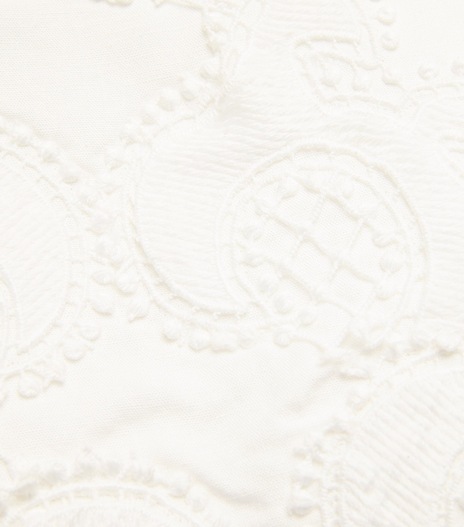 White Lace Tailored Shorts