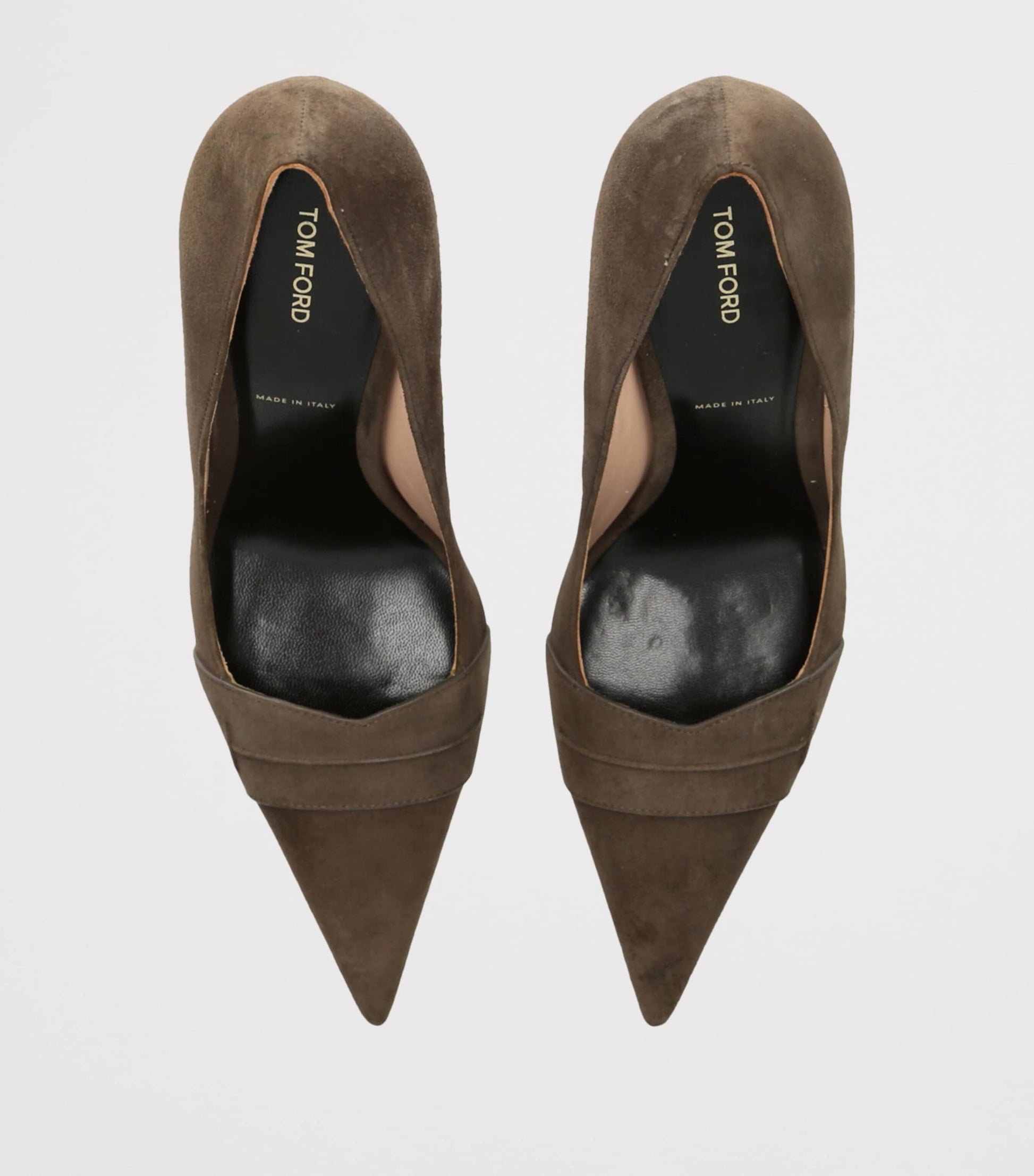 TOM FORD Green Goat Leather Eva Pumps 105