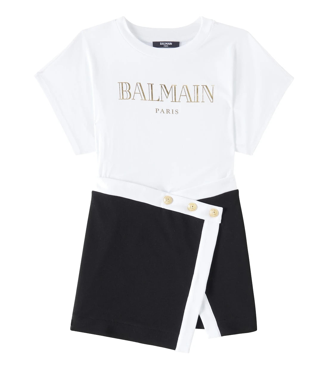 Balmain Kids - Cotton jersey dress