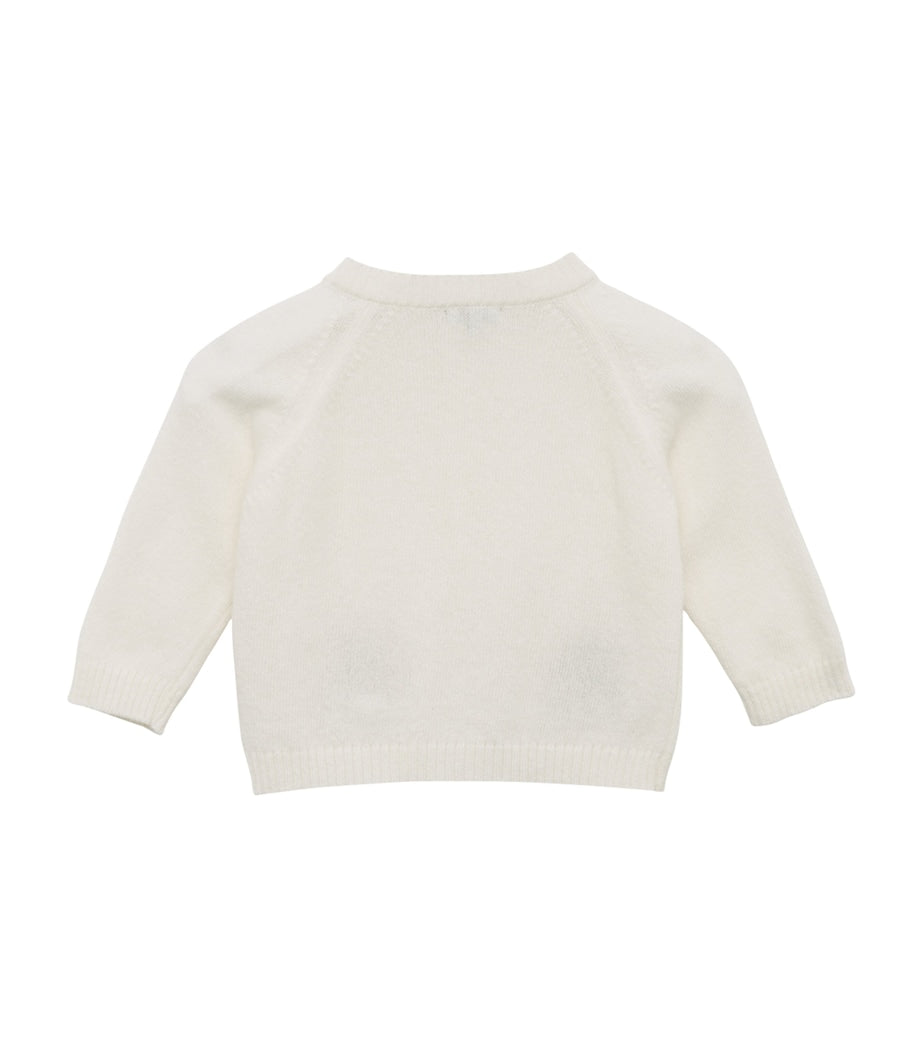 Wool-Cashmere-Blend Prickles Cardigan (0-9 Months)