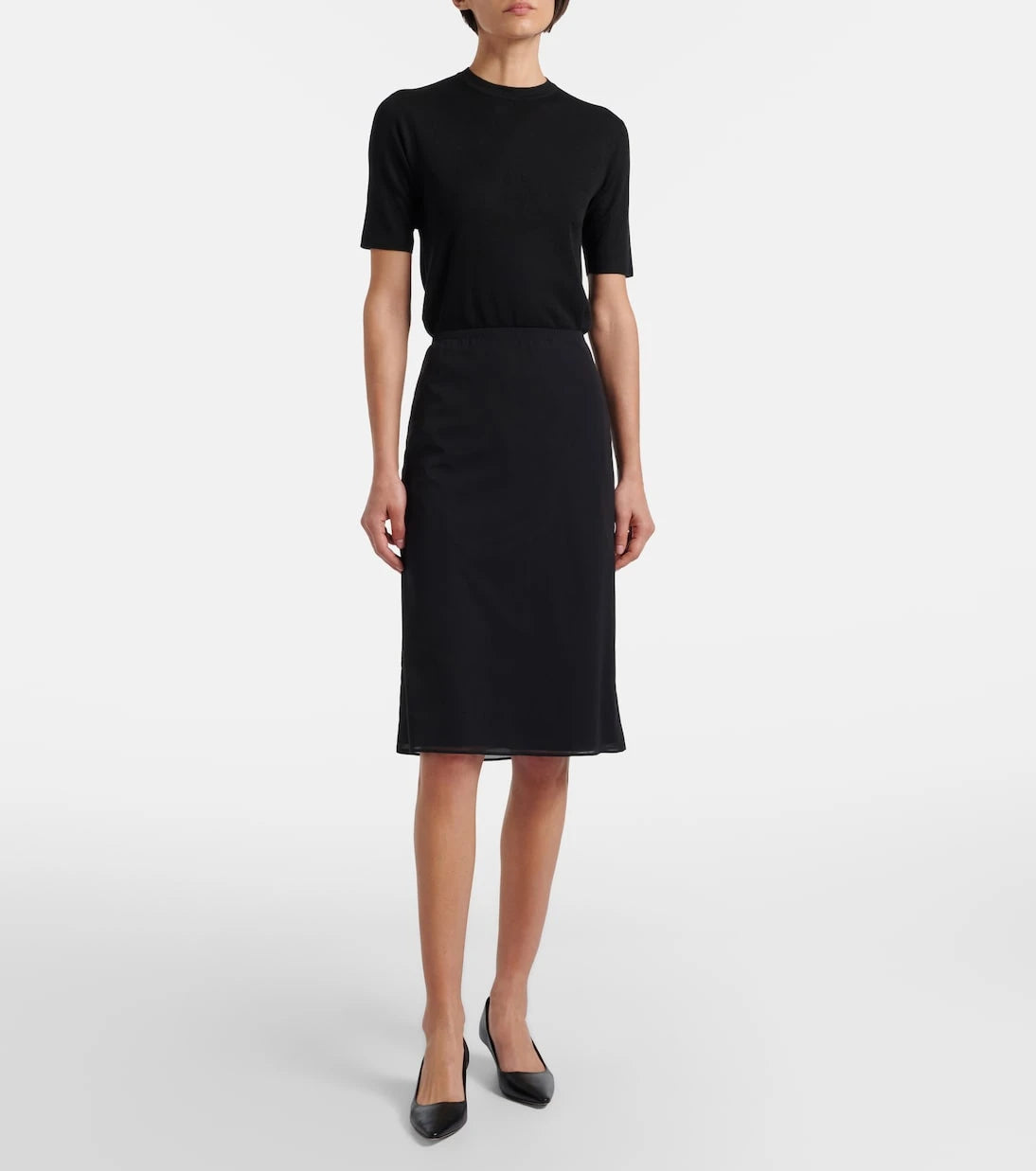 The Row - Ozzi silk-blend T-shirt