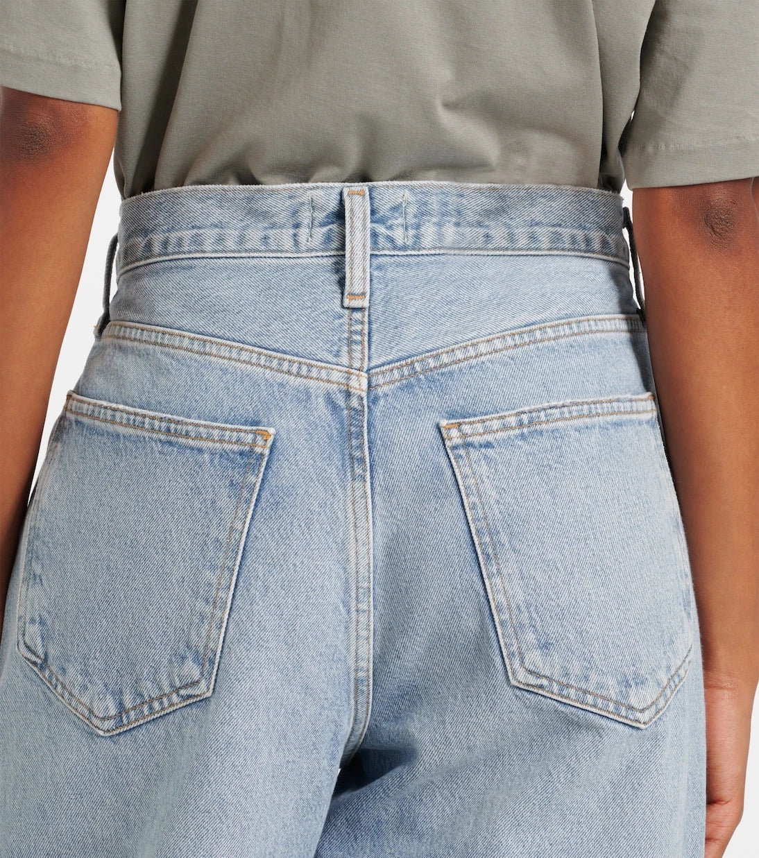 Agolde - جينز Low Slung Baggy بقصة خصر متوسطة الارتفاع