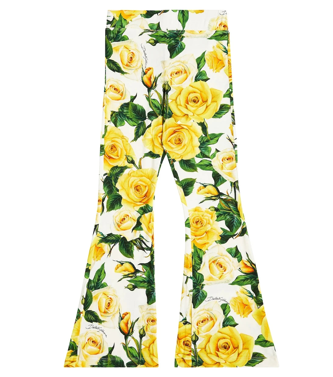 Dolce&Gabbana Kids - Floral jersey sweatpants