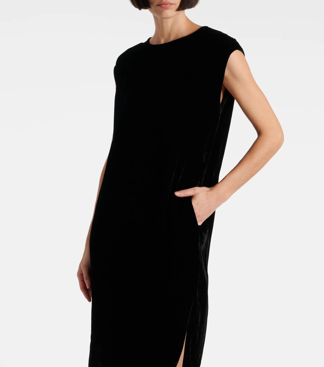 Velvet - Velvet midi dress