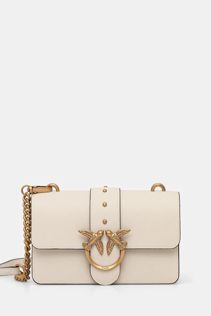 Pinko чанта crossbody дамска от кожа