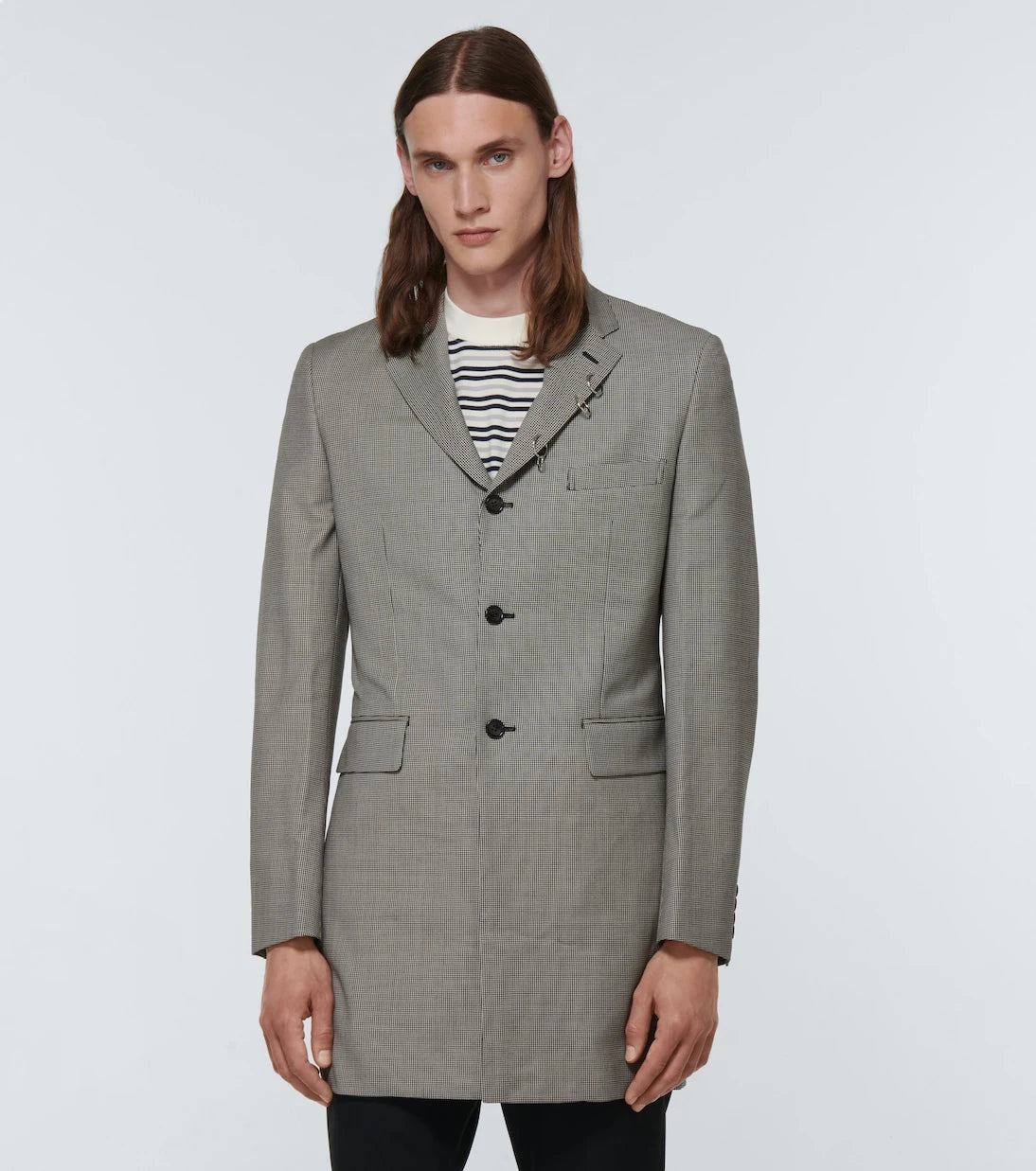 Comme des Garçons Homme Deux - Checked wool jacket