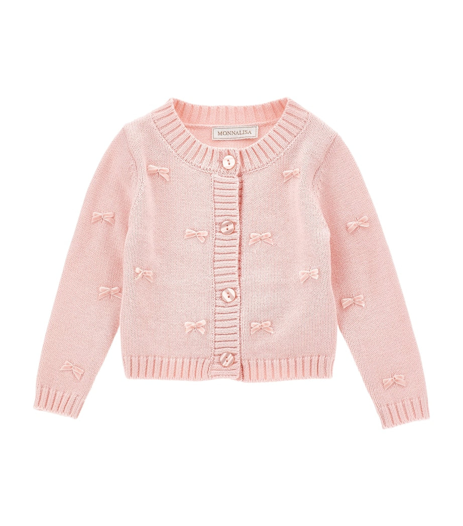 Cotton-Wool Bow Cardigan (6-36 Months)