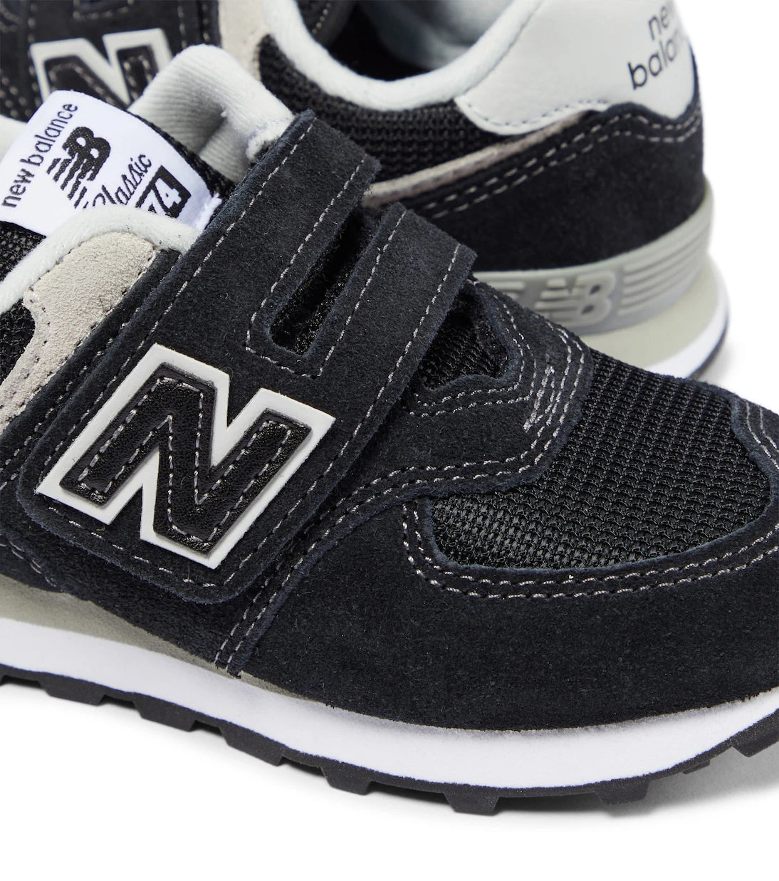 New Balance Kids - 574 Hook & Loop Kids suede sneakers