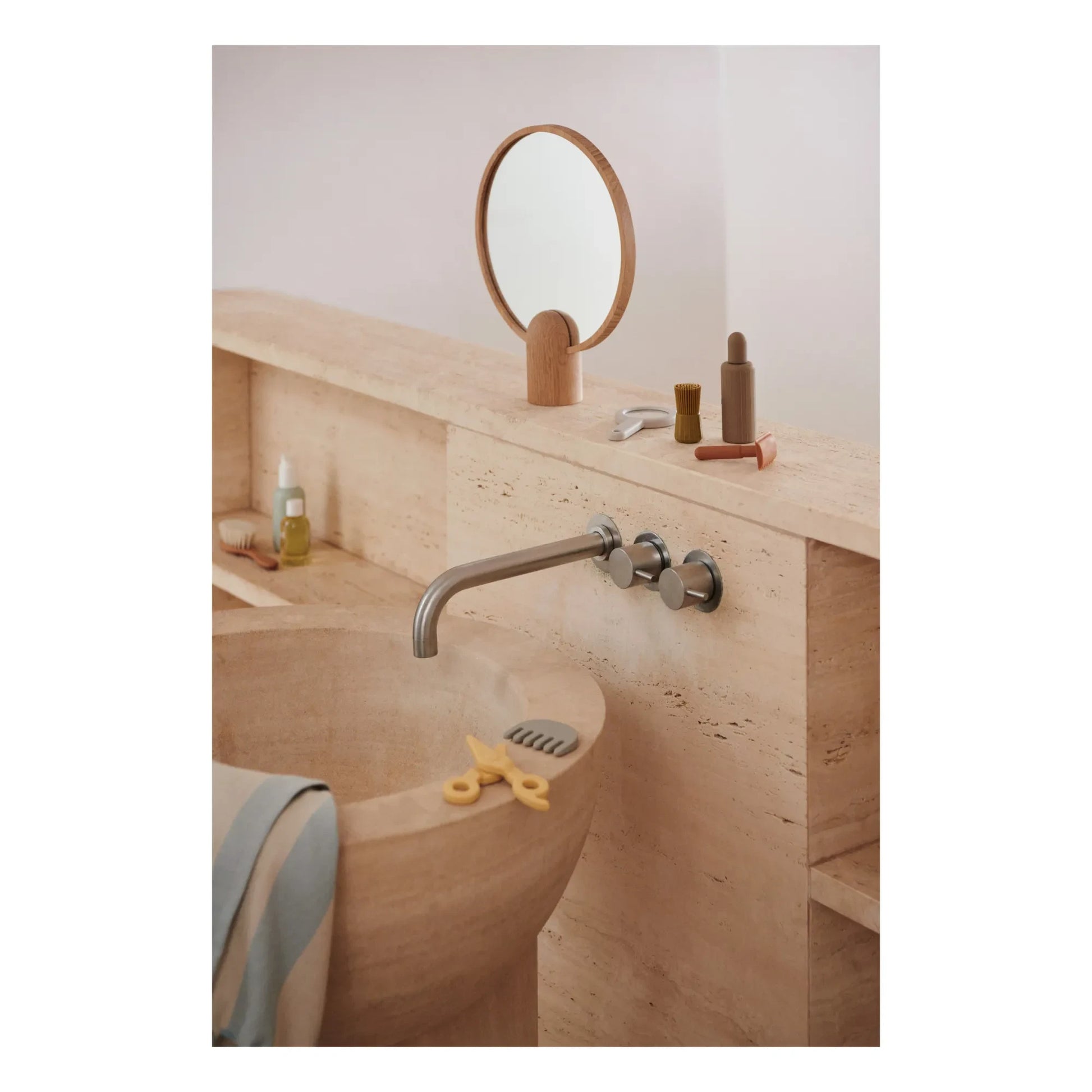 Liewood - Freddie Silicone Barber Set | Nude
