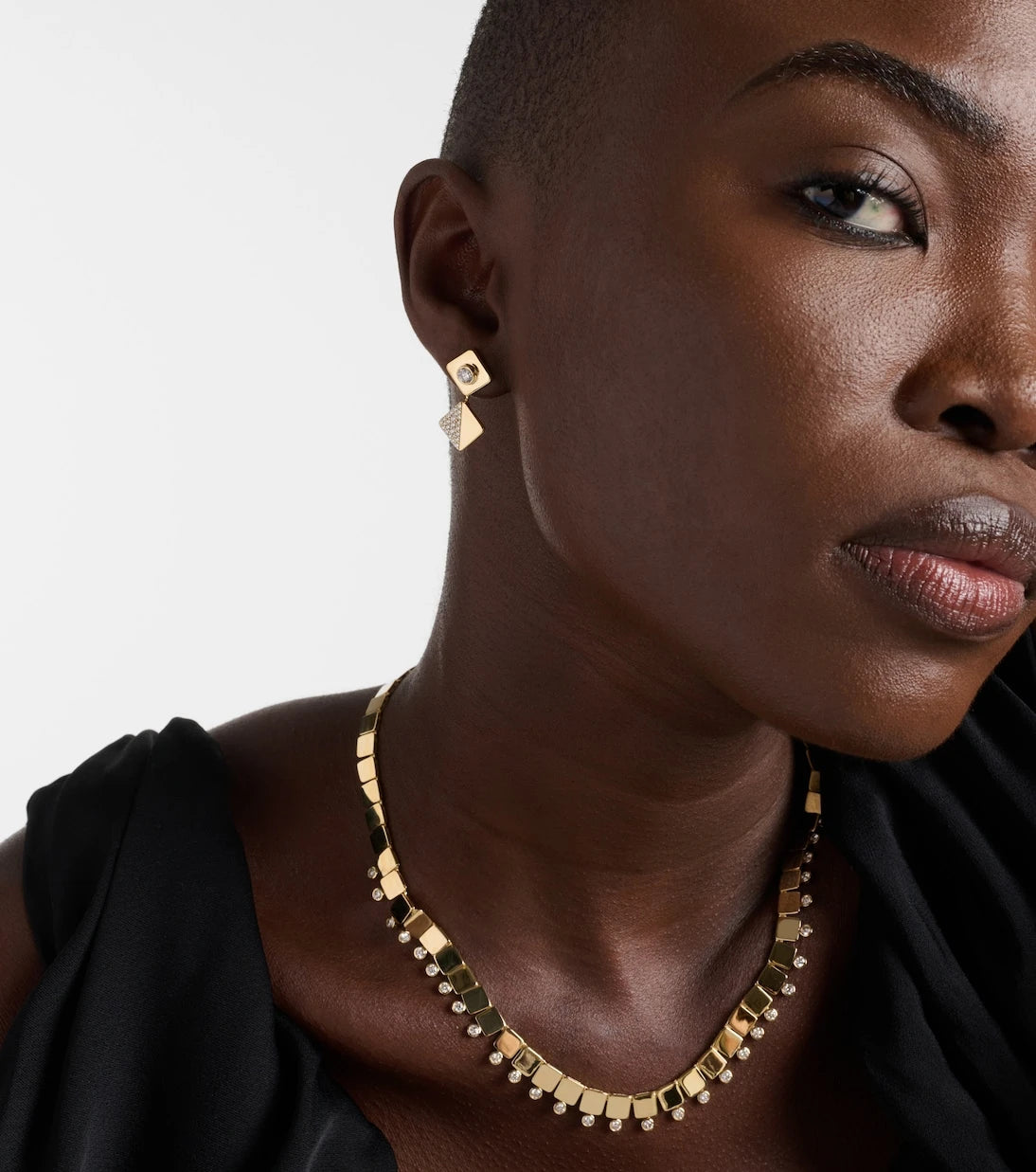 Ileana Makri - 18kt gold earrings with diamonds