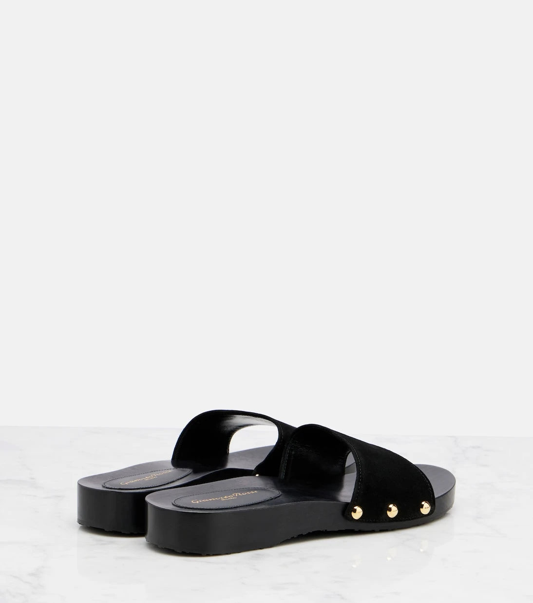 Gianvito Rossi - Riviera suede slides