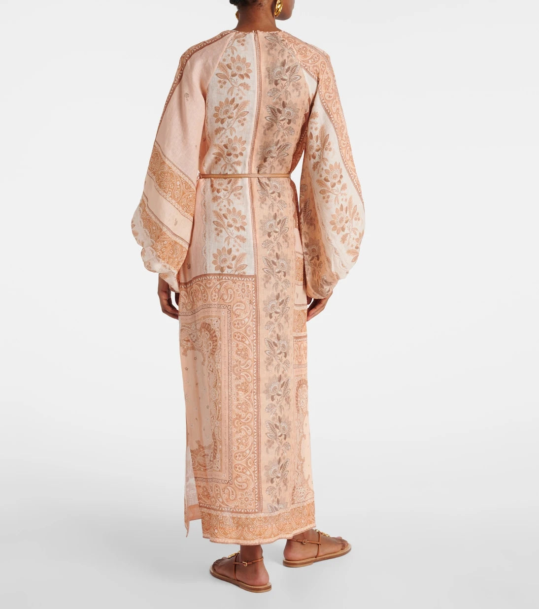 Zimmermann - Lucky printed linen midi dress