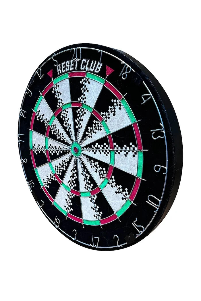 Reset Club Ahşap Dolaplı Dart Tablosu ve Okları 45 cm
