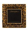 Dolce & Gabbana Casa Porcelain Leopard Decorative Square Plate (10cm)