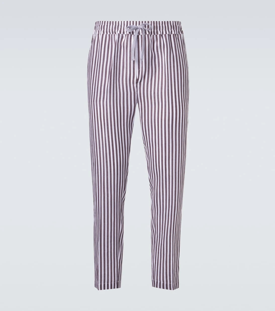 Fedeli - Striped linen straight pants