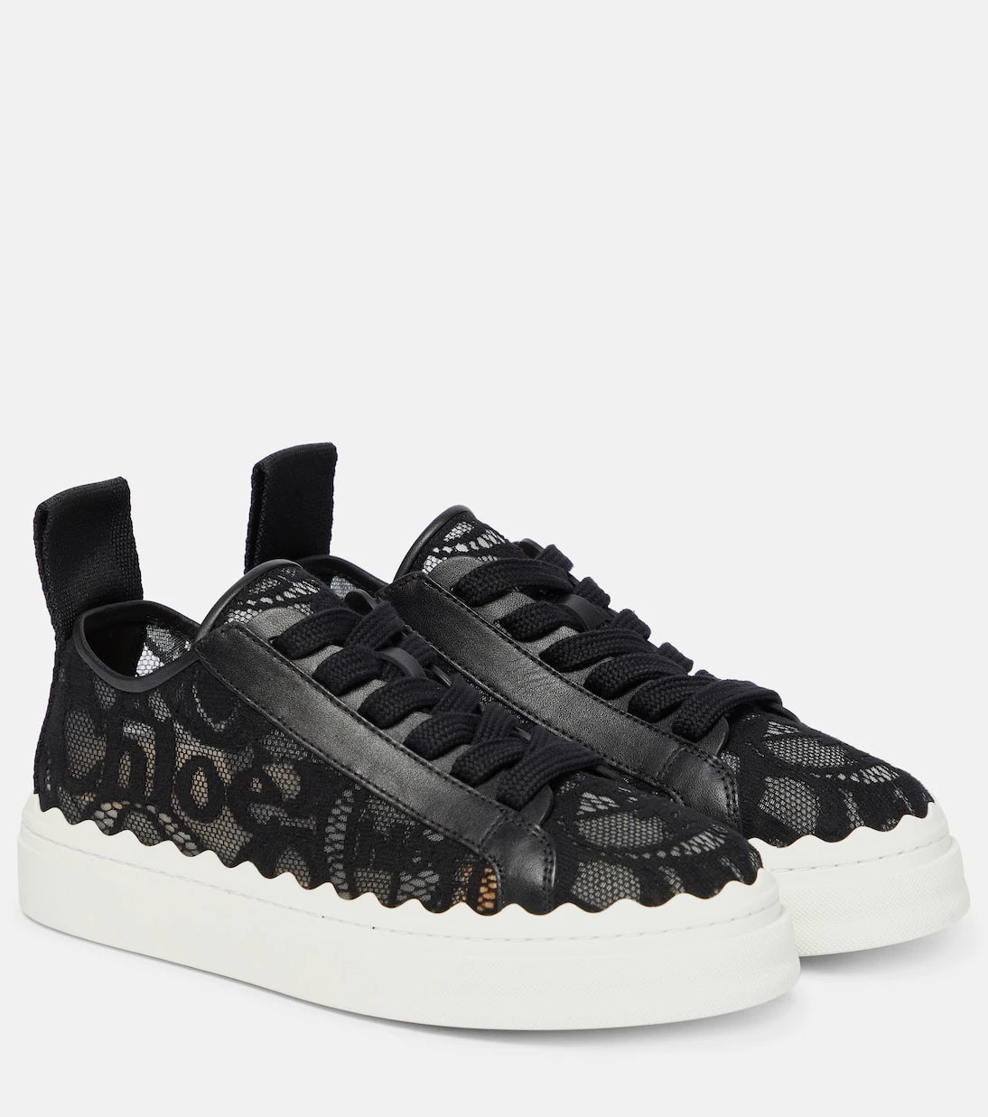 Chloé - Lauren lace sneakers