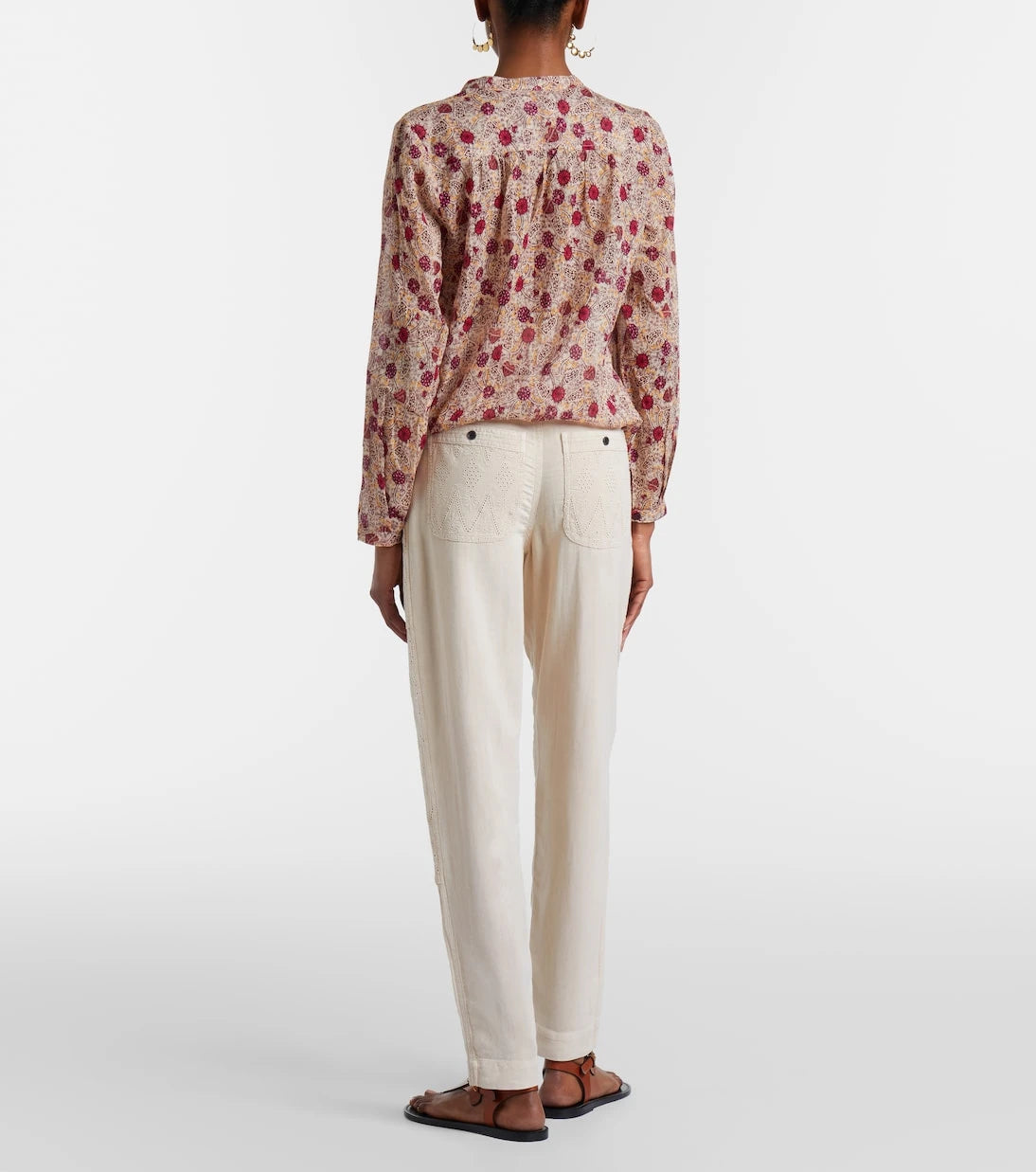 Marant Etoile - Kylea broderie anglaise straight jeans