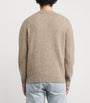Eleventy Grey Wool Crew-Neck Sweater
