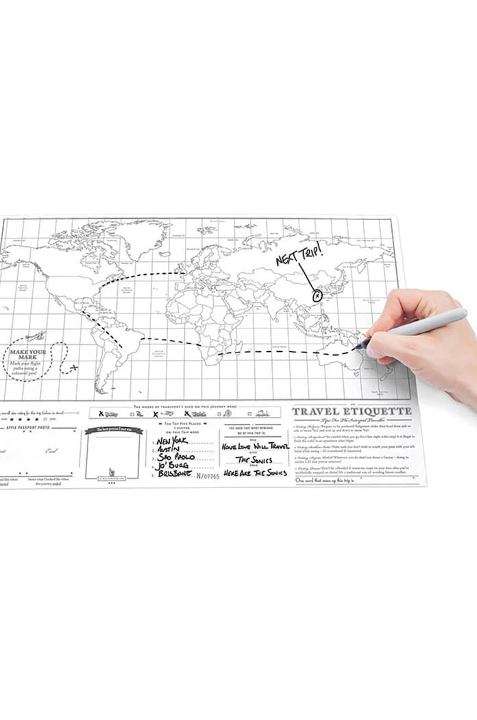 Скреч карта Luckies of London Scratch Map® Travel Edition
