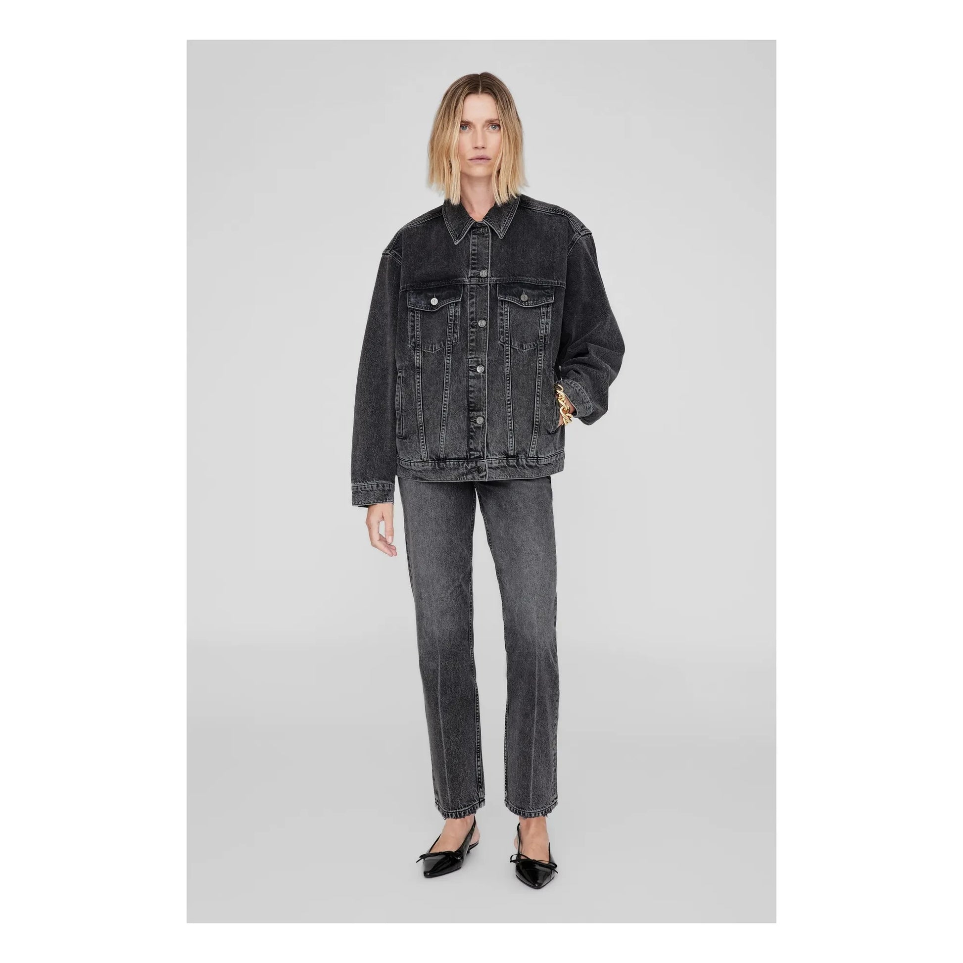 Anine Bing - Rory Denim Jacket | Grey
