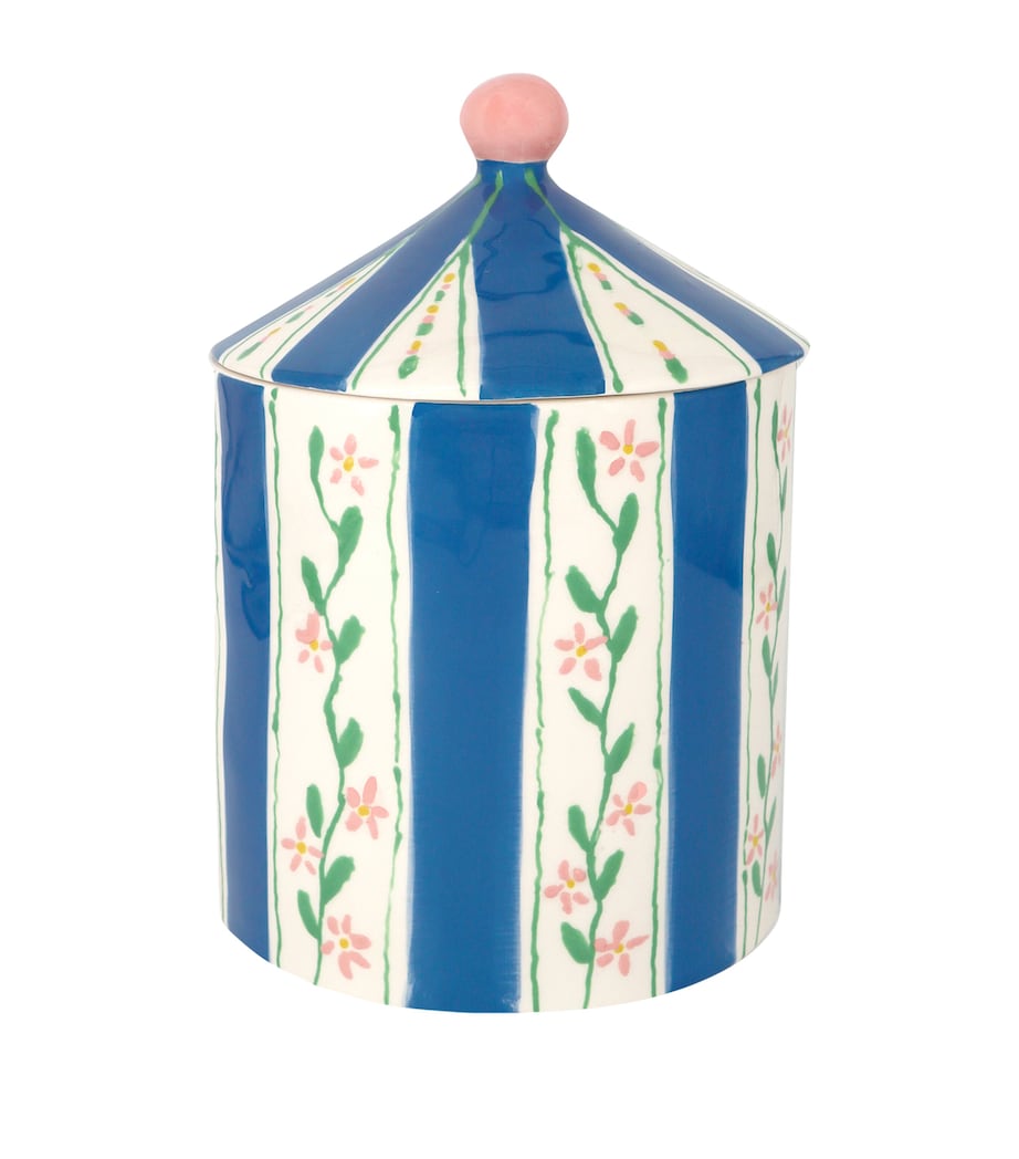 Earthenware Flower Storage Jar (23cm)