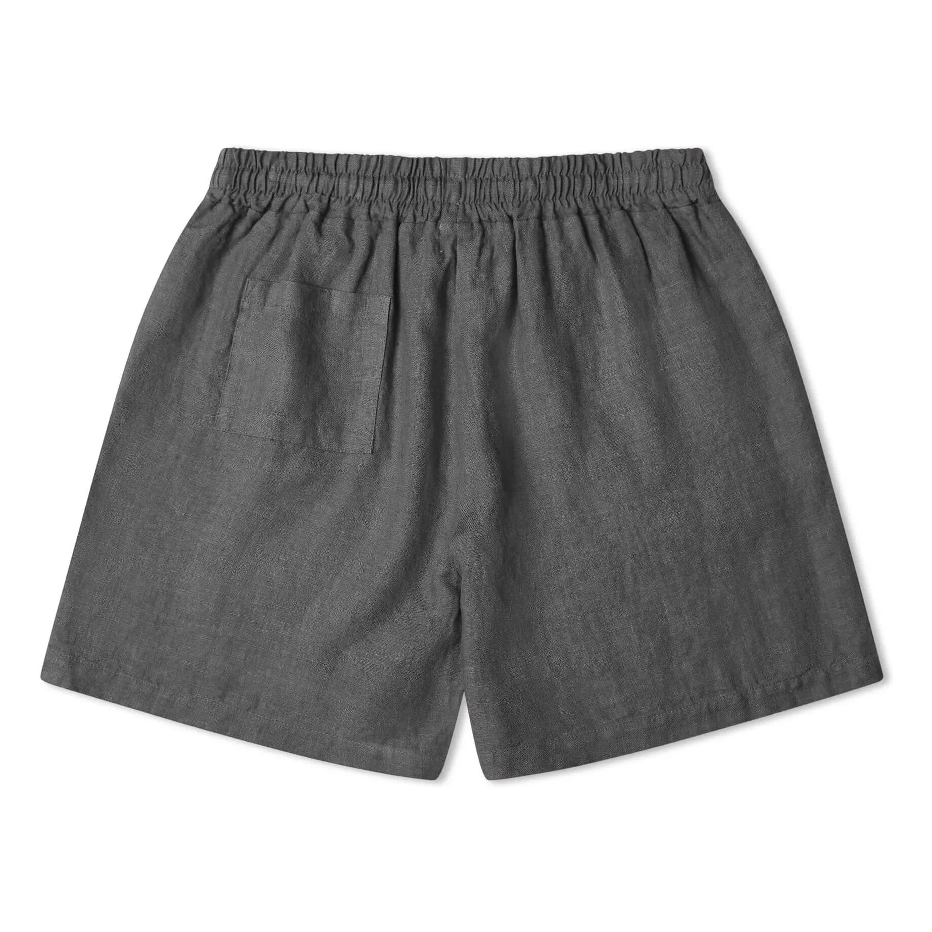 Matona - Linen shorts | Dark grey