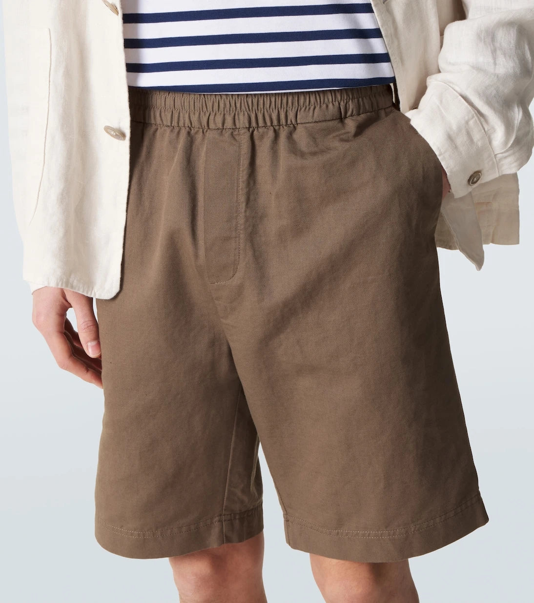Sunspel - Cotton and linen shorts