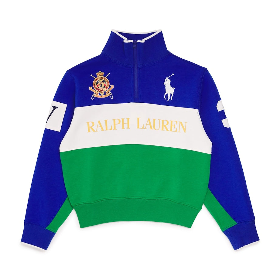 Ralph Lauren Kids Cotton-Blend Quarter-Zip Sweatshirt (7-14 Years)