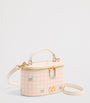 Valentino Garavani Pink Mini Leather Vanity Case Top-Handle Bag