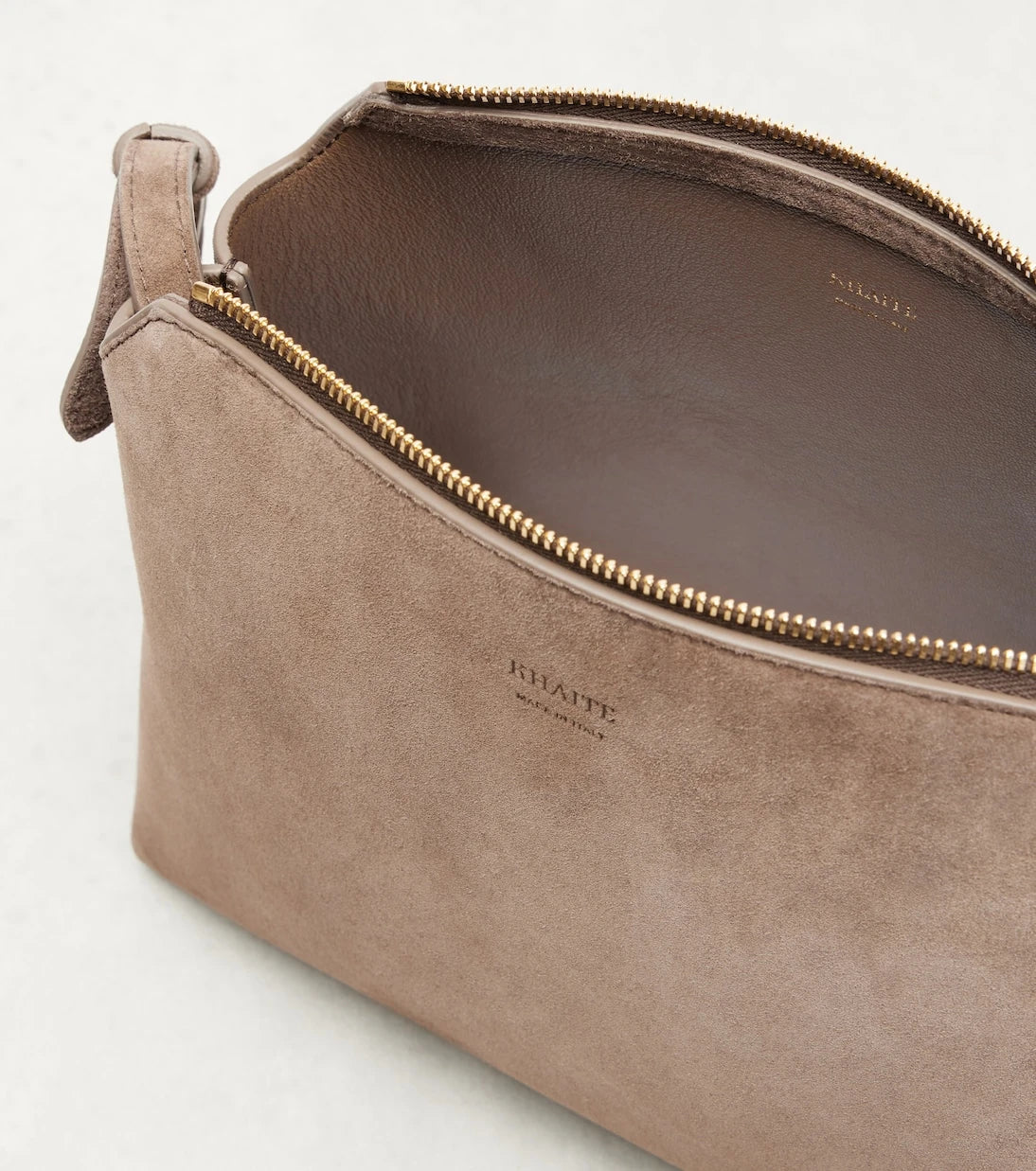 Khaite - Lina suede crossbody bag
