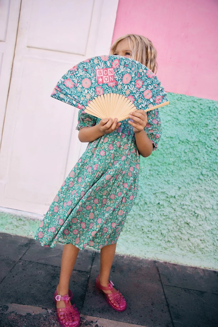 Bonton - Georgette floral cotton dress