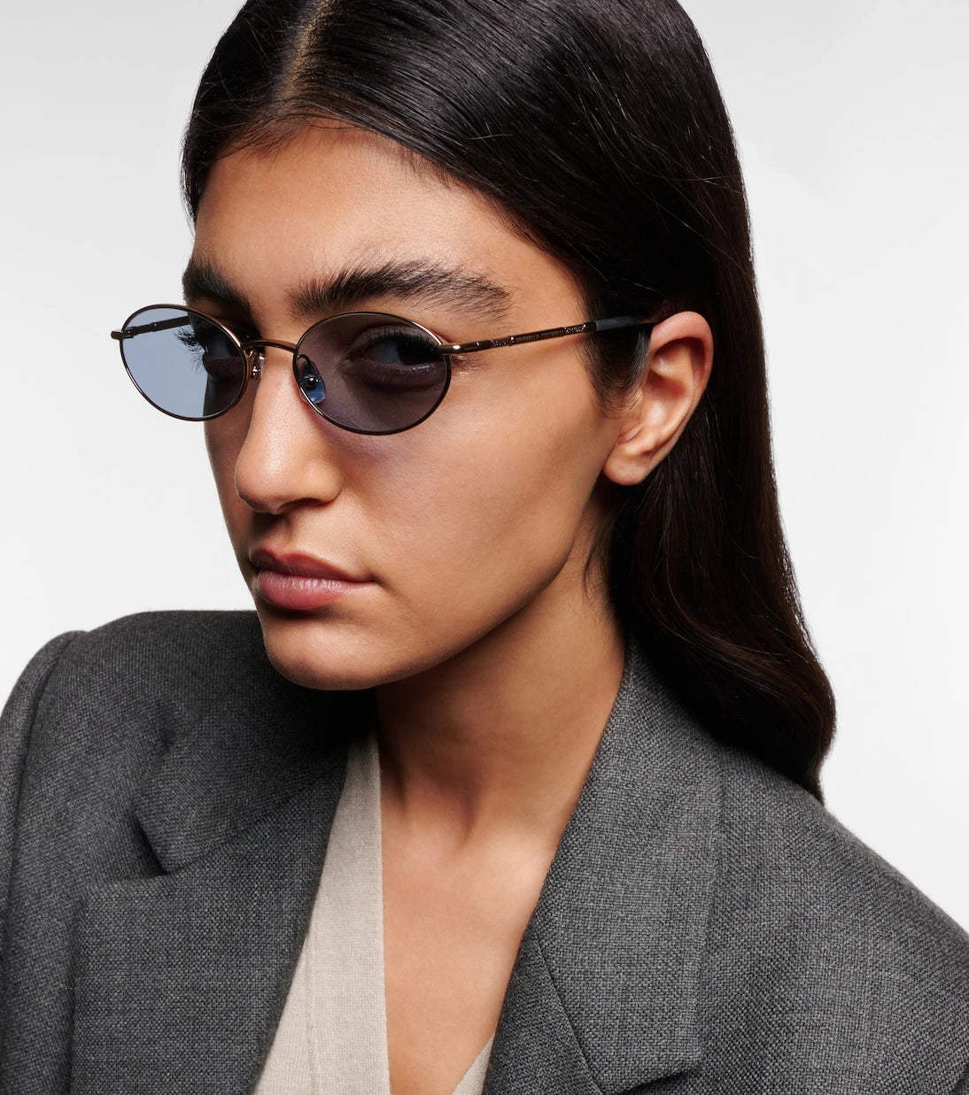 Brunello Cucinelli - نظارات شمسية Timeless Reflections مستديرة