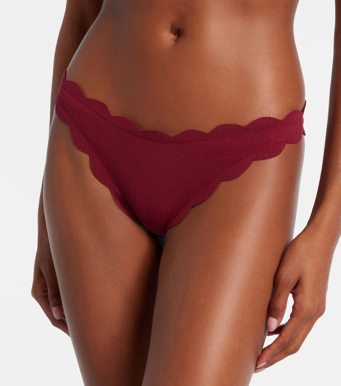 Marysia - Antibes scalloped bikini bottoms