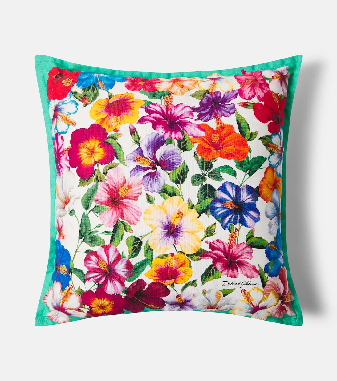 Dolce&Gabbana Casa - Floral silk twill cushion