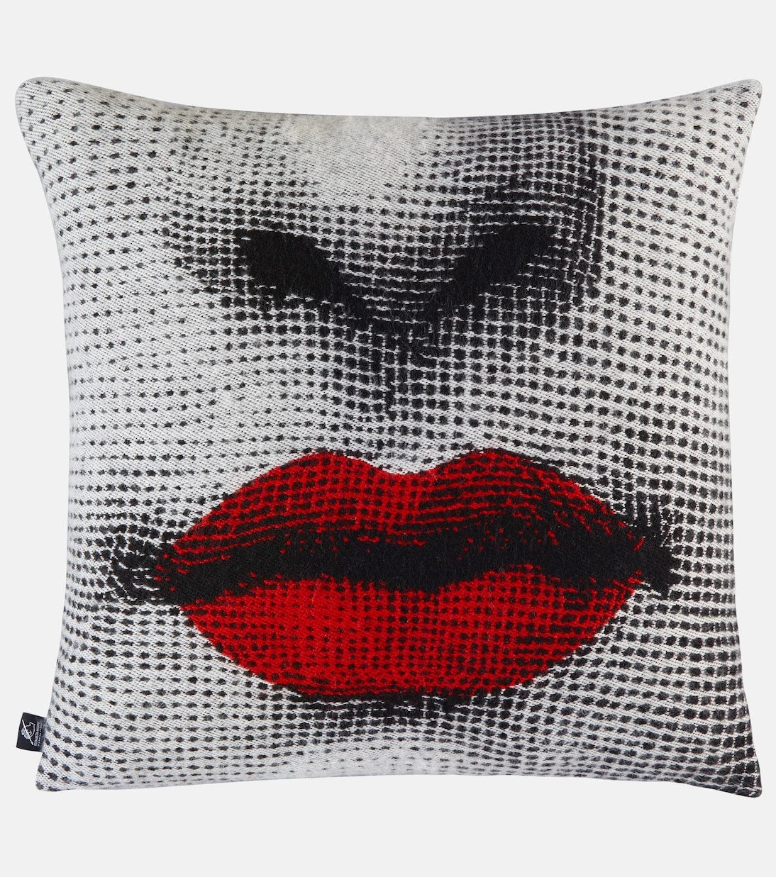 Fornasetti - وسادة جاكار بطبعة القبلة