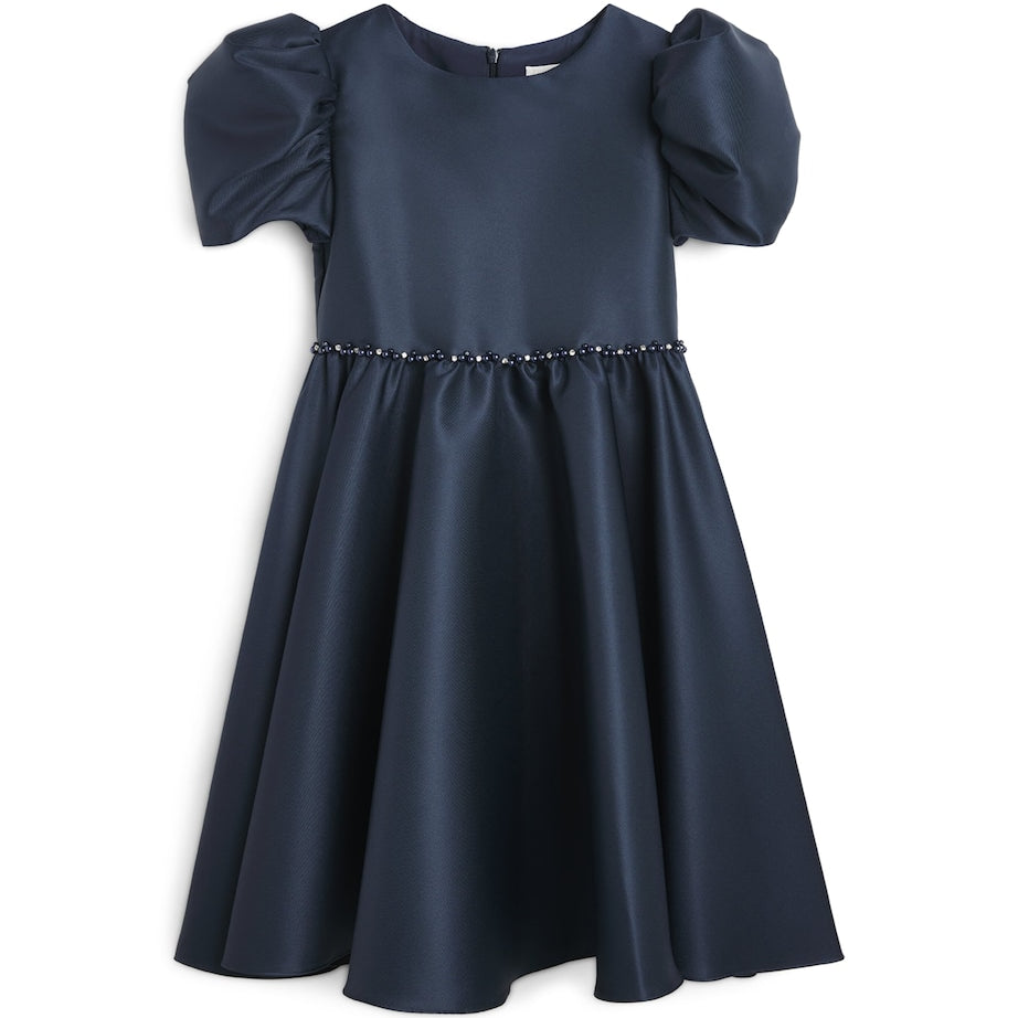 Bimbalo Navy Ruffle-Sleeve Dress (2-14 Years)
