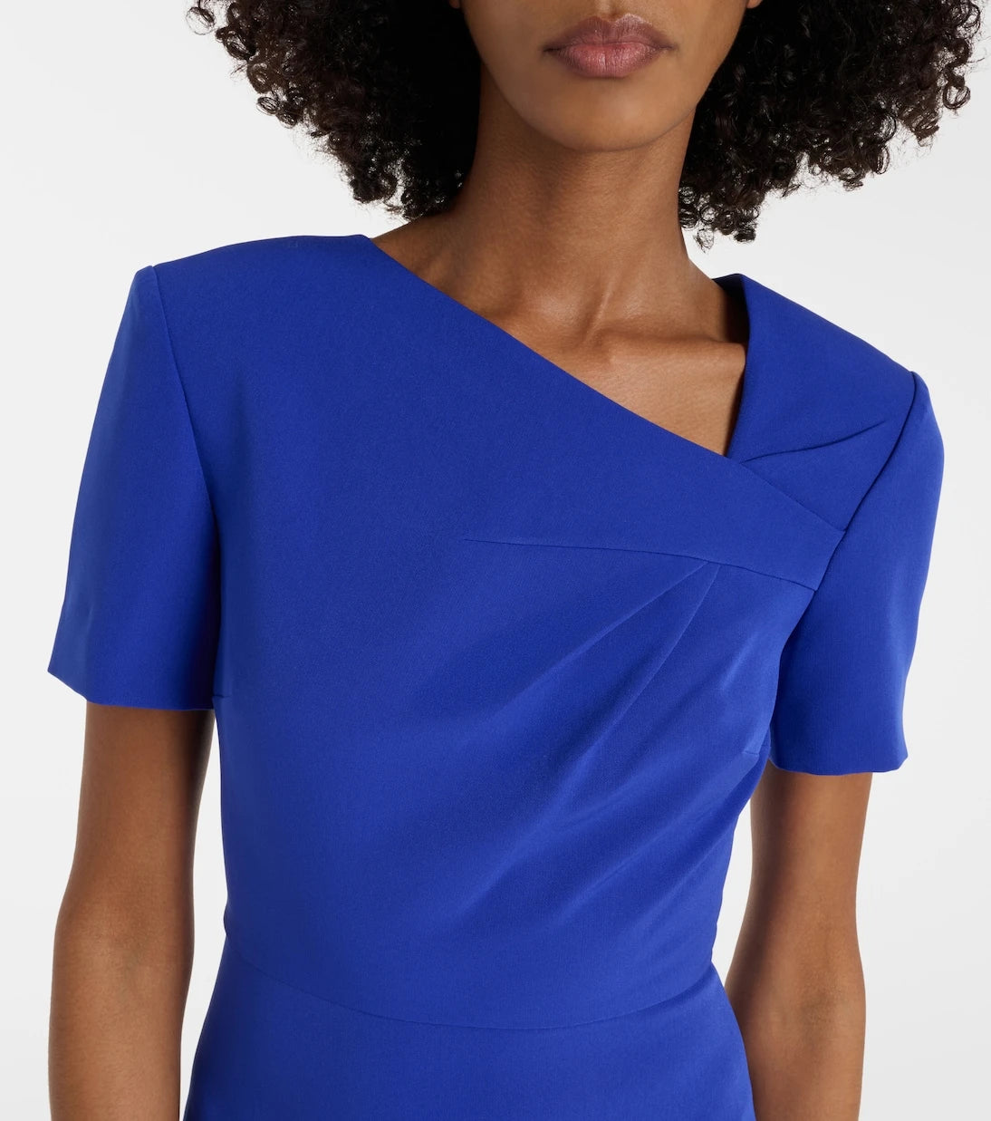 Roland Mouret - Draped crêpe midi dress