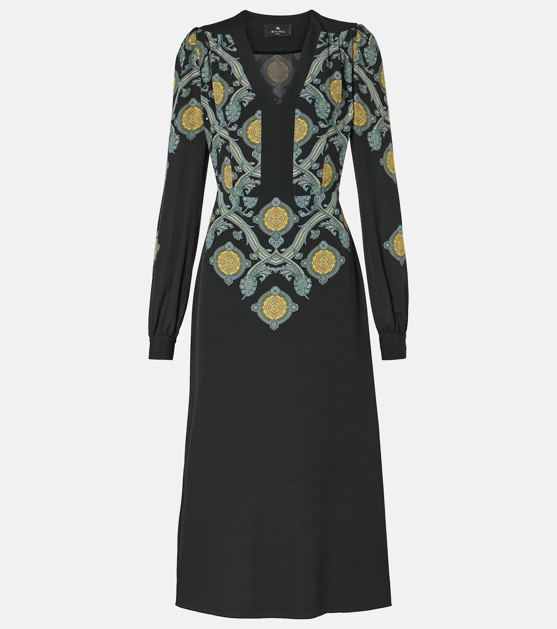 Etro - فستان ميدي مطبوع