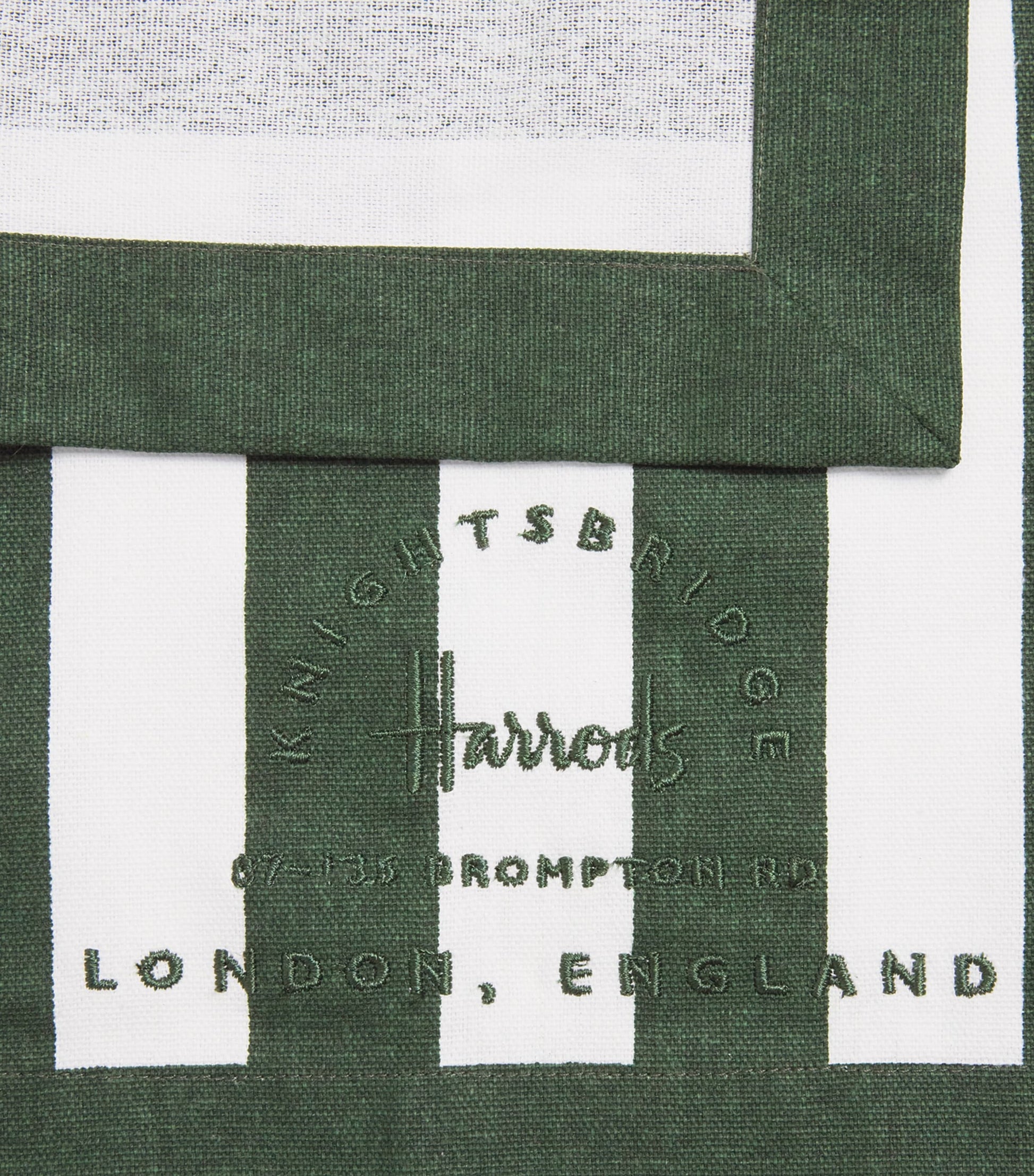 Set of 4 Cotton Stripe Napkins