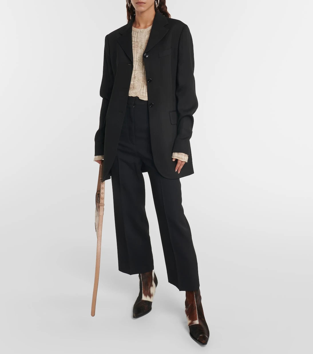 Acne Studios - High-rise pleated straight pants