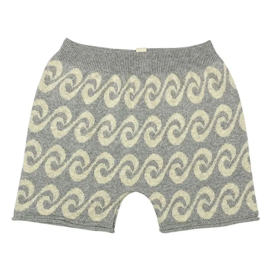 Bayiri - River Shorts Organic cotton knit | Grey