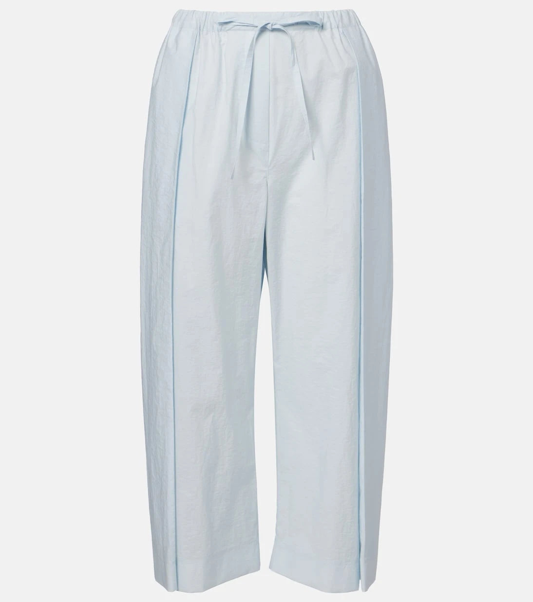 Loewe - Paula's Ibiza cotton-blend poplin wide-leg pants